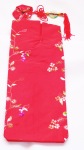 Wine Bottle Silk Bag - Red